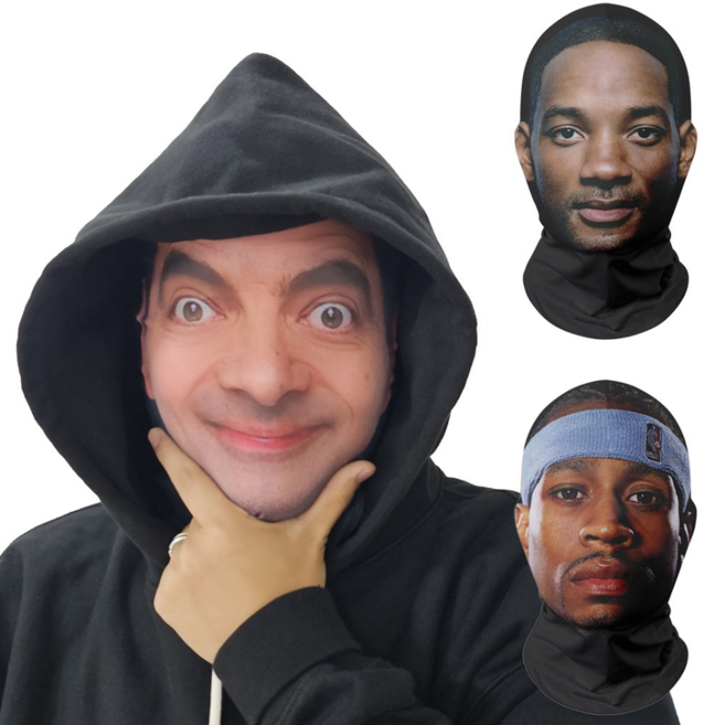 인물 복면마스크 가면 스타킹 가면 쓸데없는선물, 1개, 안젤리나졸리