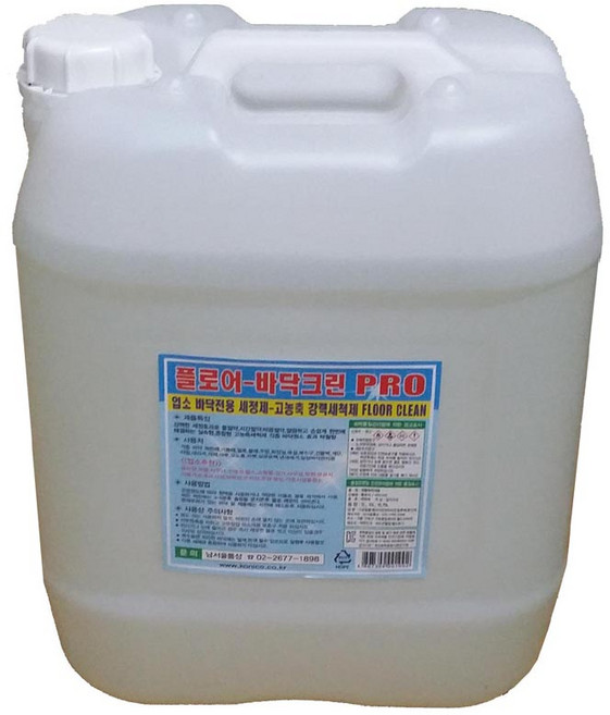 플로어PRO 초강력바닥세척제 18.75L 업소용전용세정제 찌든때 기름때 물때 악취제거 다용도청소, 1개