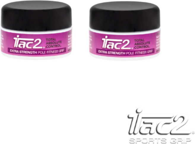 itac2 폴댄스 그립제 Extra Strength 미끄럼방지 휴대용, 2개