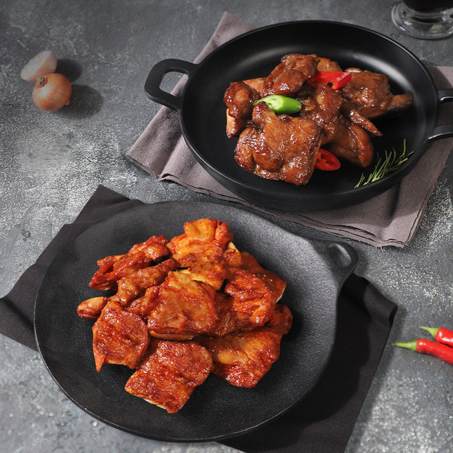 통닭다리 매운닭갈비 2팩 + 간장닭갈비 2팩 (각600g 총2.4kg), 1개, 600g