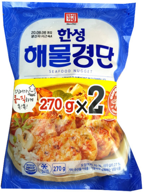 한성 해물경단 270gx2개 /해물동그랑땡/명절음식/반찬, 270g, 2개