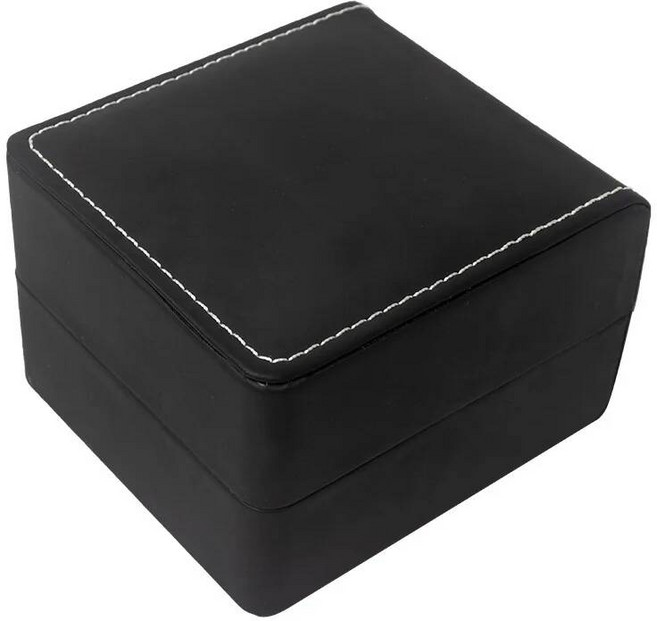 오토매틱시계와인더 관리 저소음 US 110vB 베개가 달린 싱글 시계 선물 상자 PU 가죽 손목시계 디스플레이 케이스 정리함 보관 남녀공용