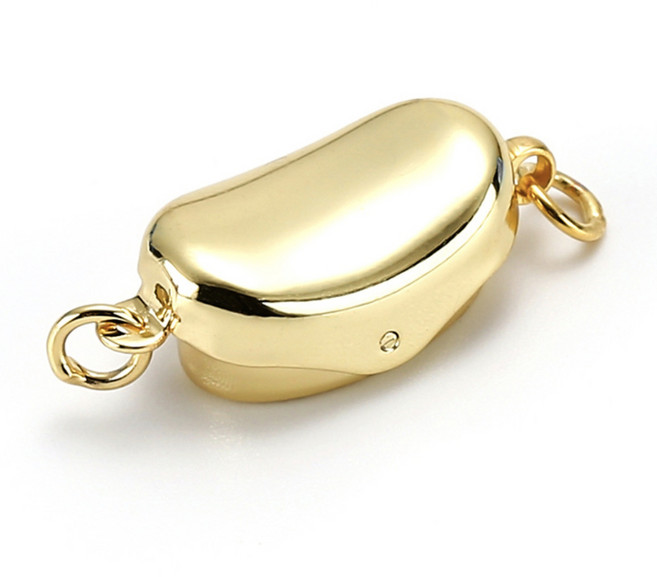 목걸이고리 팔찌고리 잠금고리 연결고리 마감재 뒷장식 재료 악세사리부자재, 1개, 씨앗마감재(18k도금)-소