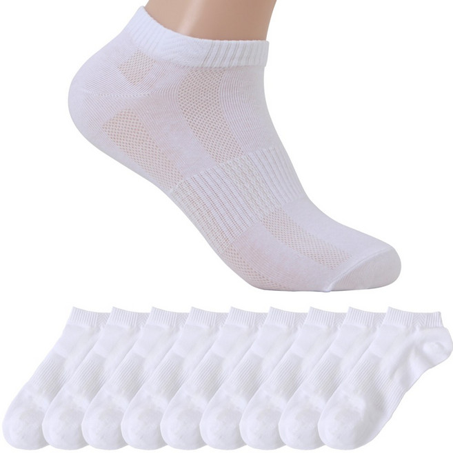 이너피아 남성 여름 양말 메쉬 시원한 양말 남자 발목양말 10켤레