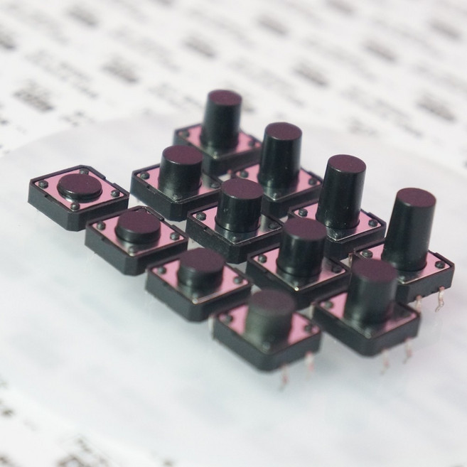 12mm 택트스위치 PTS-1103 Tact 12x12 푸쉬 누름 아두이노 코딩, PTS-1103-14H [14mm]