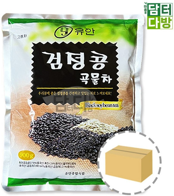 (무배)유안 자판기용 검정콩곡물차 900g 1BOX(12개입) ths+29722Zi, 1