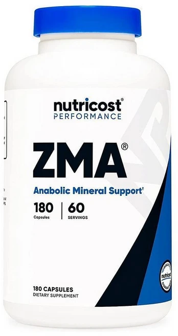 뉴트리코스트 ZMA 아연 마그네슘 비타민 B6 180정, 1개, 1개(단품) - 쿠팡