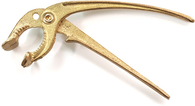 뚝배기 집게 신주 오븐 철판 스테이크판 집게, 신주집게 소, 1개