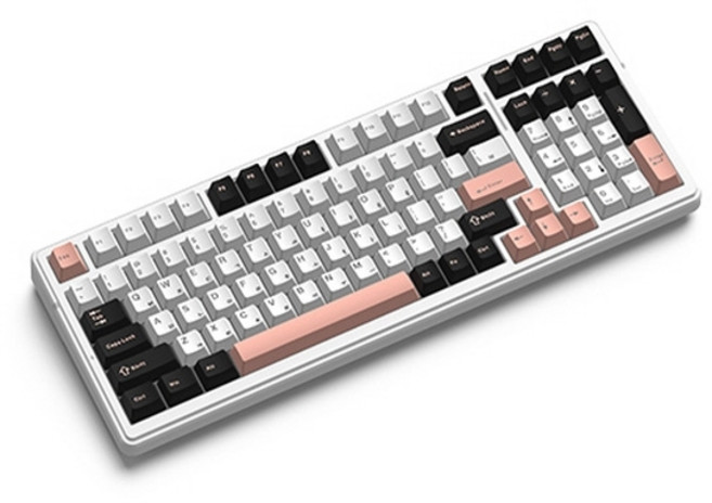 AULA 독거미 한글 LEOBOG V3 펀키스 유무선 기계식 키보드 올리비아 화이트 F99 황축, 올리비아화이트, AULA F99