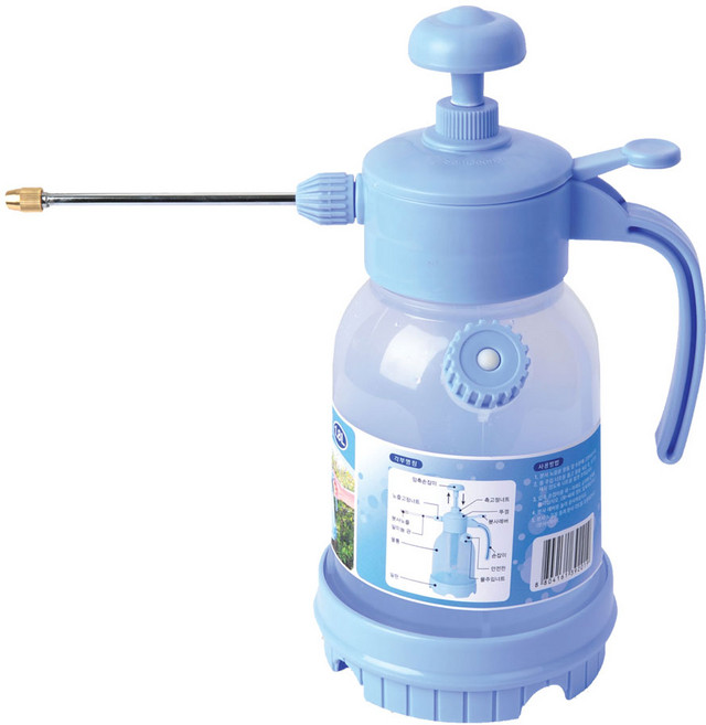 삼정크린마스터 파워 자동 압축 분무기 1.2L, 1개, 혼합색상