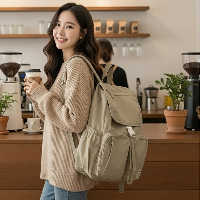 메리레이디 가벼운 여성 나일론 백팩