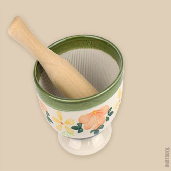 일상발견 절구 도자기막자사발 마늘찧기 이유식조리기 약사발, 대