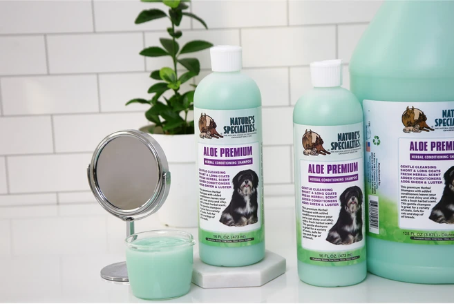 협성로하스 네이쳐스 스폐설티스 알로에 프리미엄 샴푸 473ml 946ml 데일리용 올인원 피부진정 윤기 부드러운 모질 고양이 강아지 전용, 1개 - 쿠팡