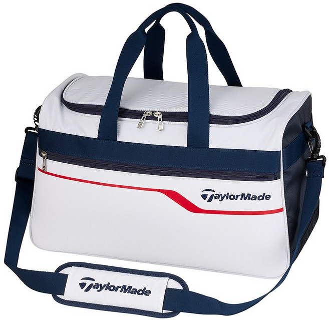 테일러메이드 2026 C-LITE 보스턴백 TL874, 네이비화이트레드
