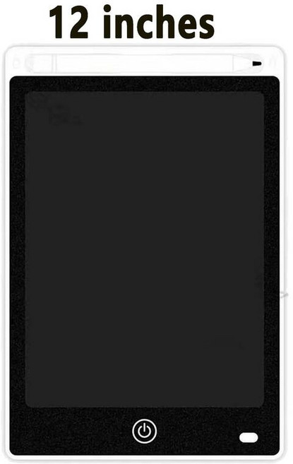 LCD 필기 태블릿 드로잉 보드 그래피티 스케치패드 마술 지울 수 있는 패드 어린이 장난감 소년 선물 12 인치 211275, 4) White-12in-색상