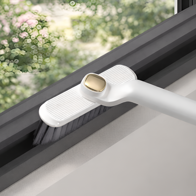 플랜젯 욕실 주방 틈관리 회전식 청소툴 구석먼지 제거용 핸디 청소툴, 화이트, 1개