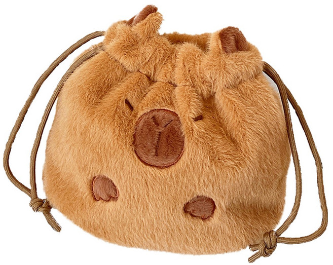 카피바라 미니 조리개 화장품 파우치