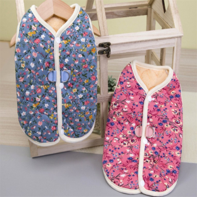 애견 누빔 조끼 젤리25 강아지산책옷