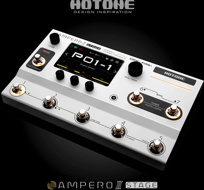 [Ampero II Press 함께 구매시 할인!!] Hotone - Ampero II Stage / 차세대 앰프 모델러 & 멀티이펙터, 1개