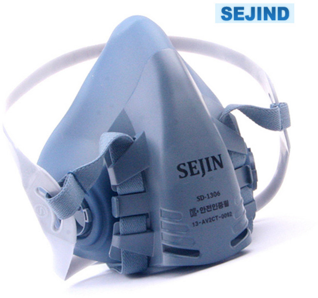 국산 무독성 실리콘 방진마스크 양구 방독마스크 3M사 2091 2097 호환 가능, 1개
