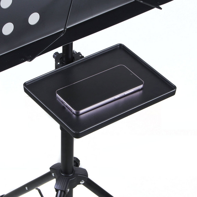 보면대 트레이 거치대 악보대 마이크스탠드 홀더 받침대, 1개
