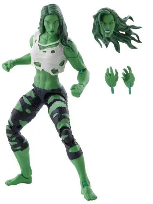 마블 여성 헐크 쉬헐크 레전드 관절가동 모형 액션 6인치 피규어, 1개