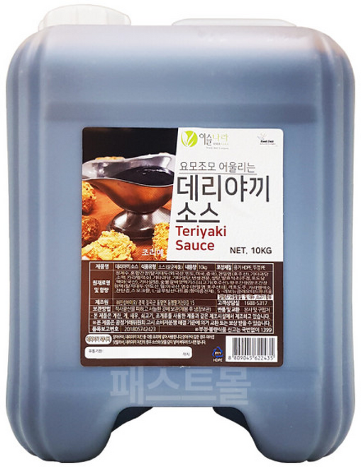 이슬나라 그맛 데리야끼소스, 10kg, 1개
