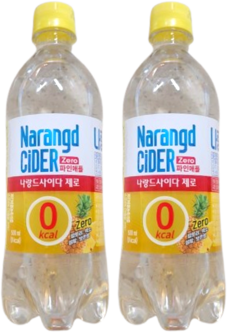 동아오츠카 나랑드 사이다 제로 파인애플 500ml x 24개