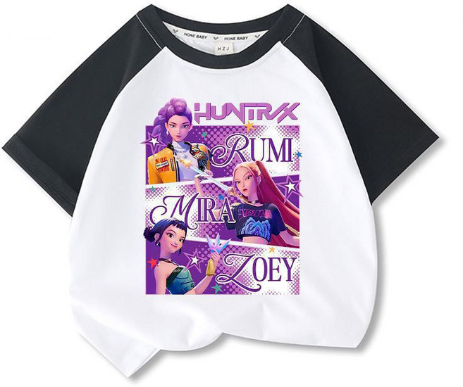 케이팝 데몬 헌터스 KPop Demon Hunters 아동 반팔티셔츠 반팔티 6컬러