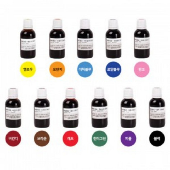 캔들바다 고농축 지용성 액체 염료 30ml (레드), 1개