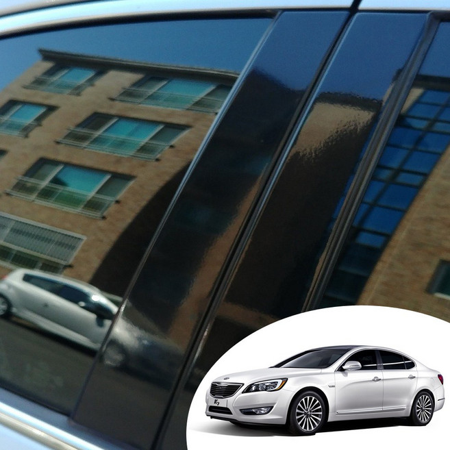 어른킹 K7 BC필러 포스트 마스크 데칼 스티커 자동차 기둥 몰딩 포인트 컬러 시트지, K7-무광블랙(필러포스트), 1개