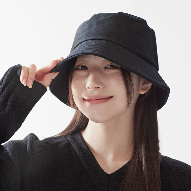 보보니 사이즈 조절 빅사이즈 순면 버킷햇