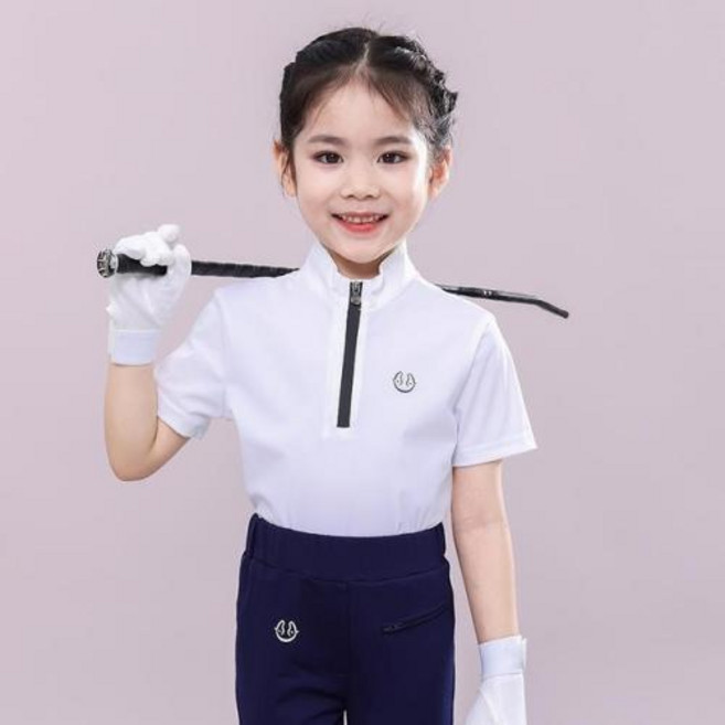 승마 어린이 의류 세트 바지 티셔츠 브리치 스포츠 슈트 레깅스 셔츠 탑 매칭, 29) 02 - 100, 1개