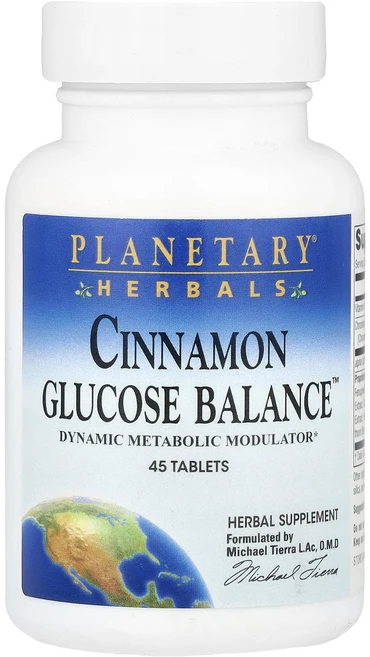건강에 좋은영양제 Planetary Herbals Cinnamon Glucose Balance™ 45정 지금구입하세요 곧품절되요, 1개 - 쿠팡