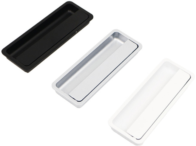 리빙올데이 매립 회동손잡이96P-사무용 가구 서랍 매입 손잡이, 회동손잡이(1-2)-화이트