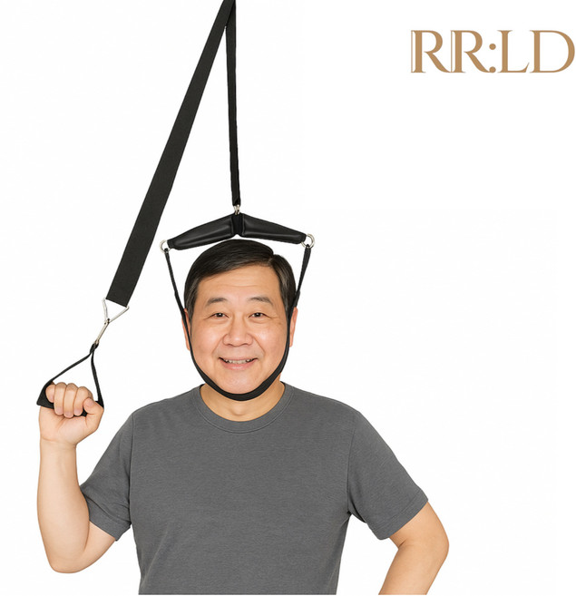 로로랜디 목견인기 가정용 수직 경추 일자목 목교정 스트레칭 지지대 보호대 자세교정 거북목, 1개