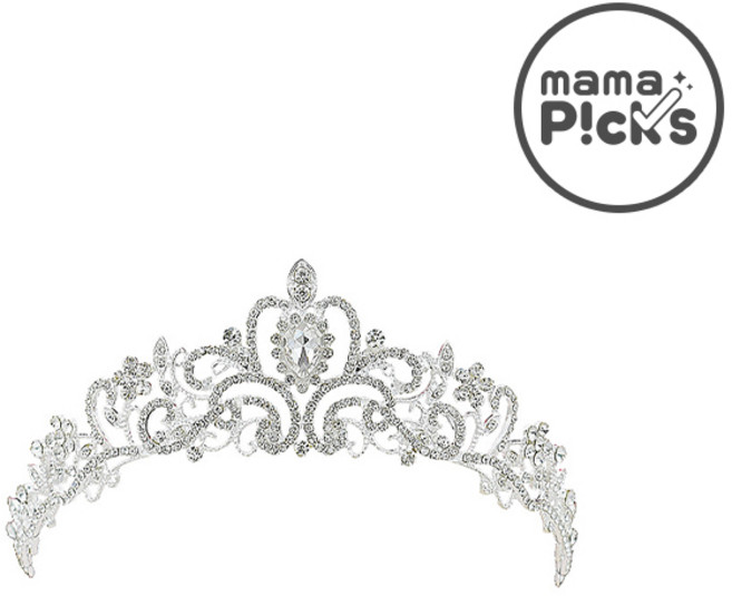 마마픽스 셀프 웨딩 브라이덜샤워 티아라 왕관, 1p, 티아라02-다이아나