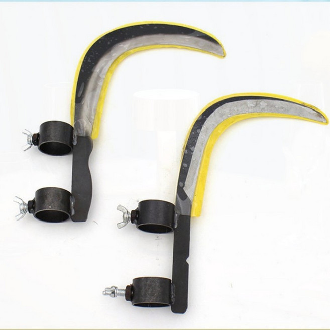 농작업용 곡선 날 긴 자루 낫 잡초 뽑기 풀 제거 정원 손질 밭 관리 농사 도구, 1개