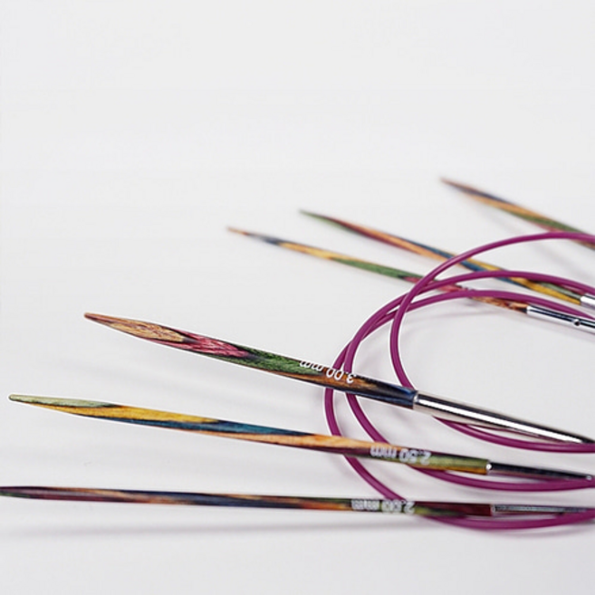 니트프로 심포니우드 줄바늘 40cm 우드줄바늘 프랜즈얀, 5.0mm, 1개