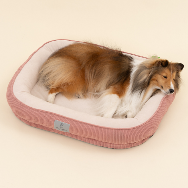 펫앤마마 애완동물 꿀잠 방석, 로즈 브라운, 1개