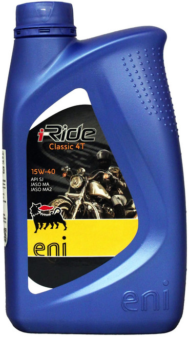 eni iRide Classic 4T 機油 15W-40 API SJ JASO MA MA2 四行程 機車潤滑油, 1個