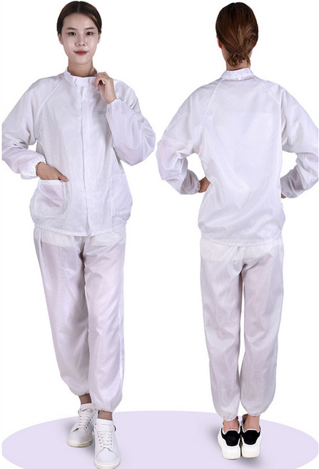 베가 방진복 투피스 제전복 C카라 상하세트 크린룸, 1개, 화이트