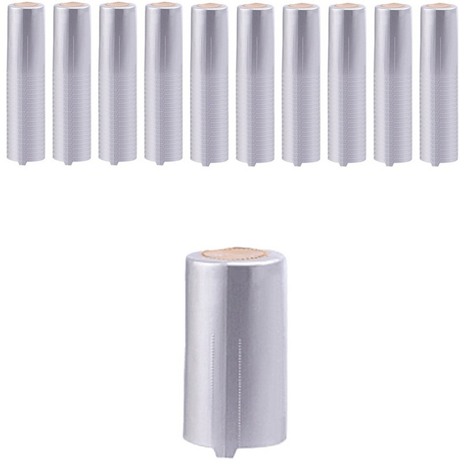 가인글로벌 루땡 탑씰 수축필름, 200개, 절취선 팁타입 (32파이) 실버