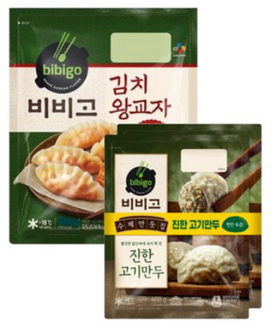 비비고 냉동 김치왕교자 1.05kg+수제진한고기만두 400g 2번들, 1개