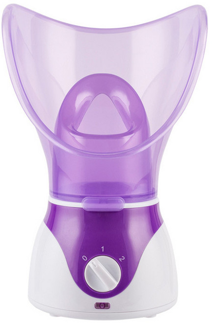얼굴스팀기 페이스스티머 얼굴 분무기 음이온 페이셜 스티머 60ml 전기 스파 스팀 모공 클렌징 피부 가습, 02 EU Purple