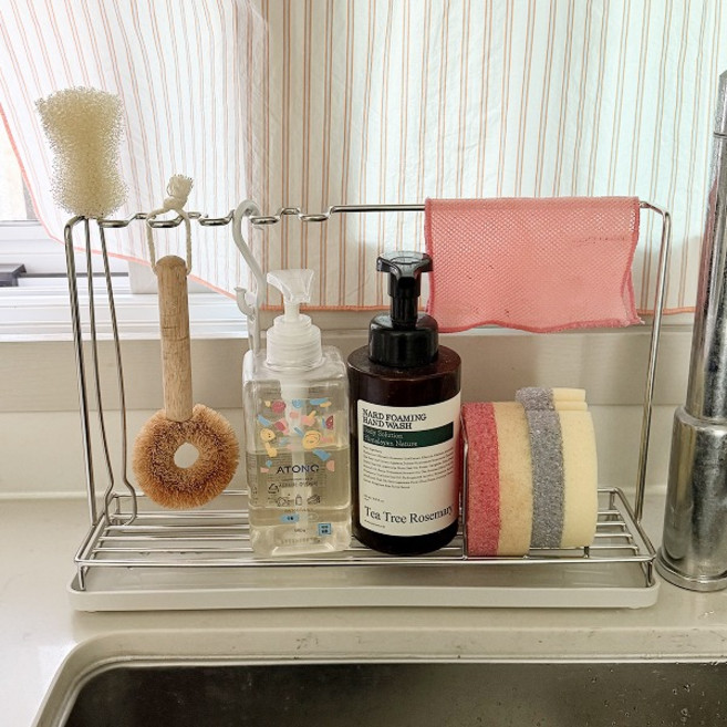 더홈스 올인원 스텐 304 싱크대 정리 거치대, 1개