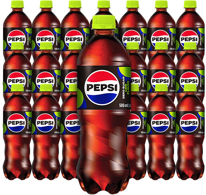 펩시 제로 슈거 라임향, 500ml, 20개