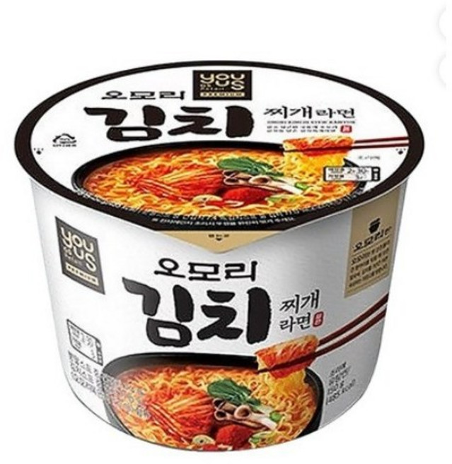 오모리 김치찌개라면 큰컵 150g, 6개