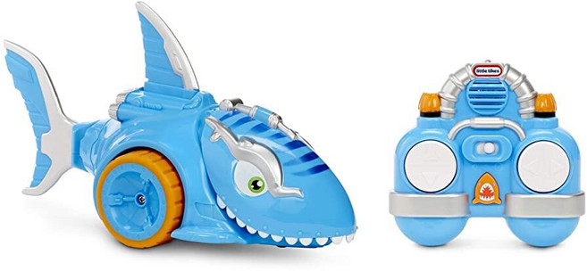 Little Tikes Shark Strike RC 리모컨 장난감 자동차 멀티컬러 336945, Little Tikes Shark Strike RC 리