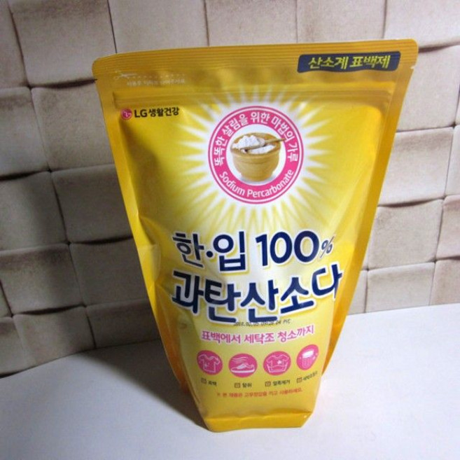 [마트999] LG생활건강 한입100% 과탄산소다 1KG -TJ/흰옷세탁, 1개